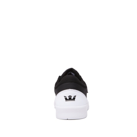 Mens Supra Low Top Shoes SAINT White/Black/White | AU-49892